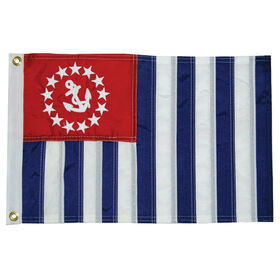 Sewn US Power Squadron Ensign, 16" x 24"