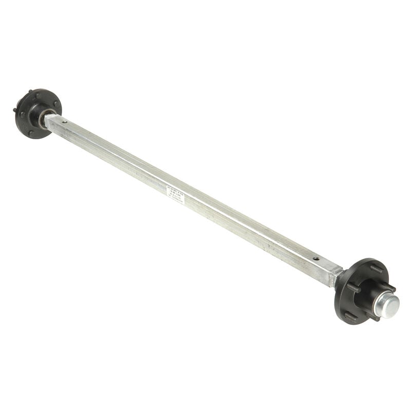 Smith Galvanized 54" Trailer Axle Beam With 5-Bolt Hub, for 40" wide frame image number 1
