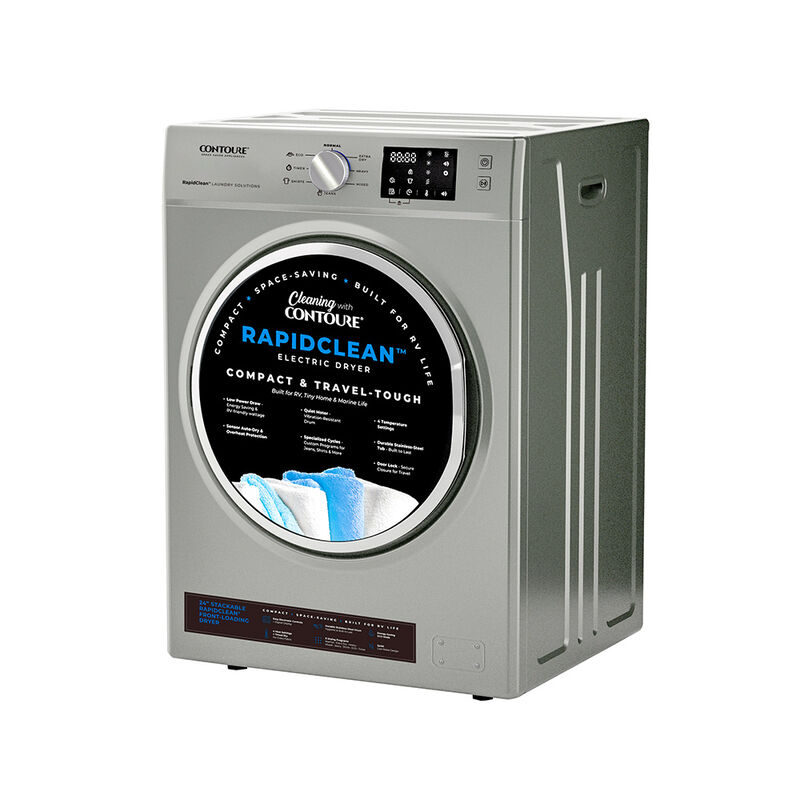 CONTOURE DE-1500T 24" Stackable Front-Load Electric Dryer, Titanium image number 4