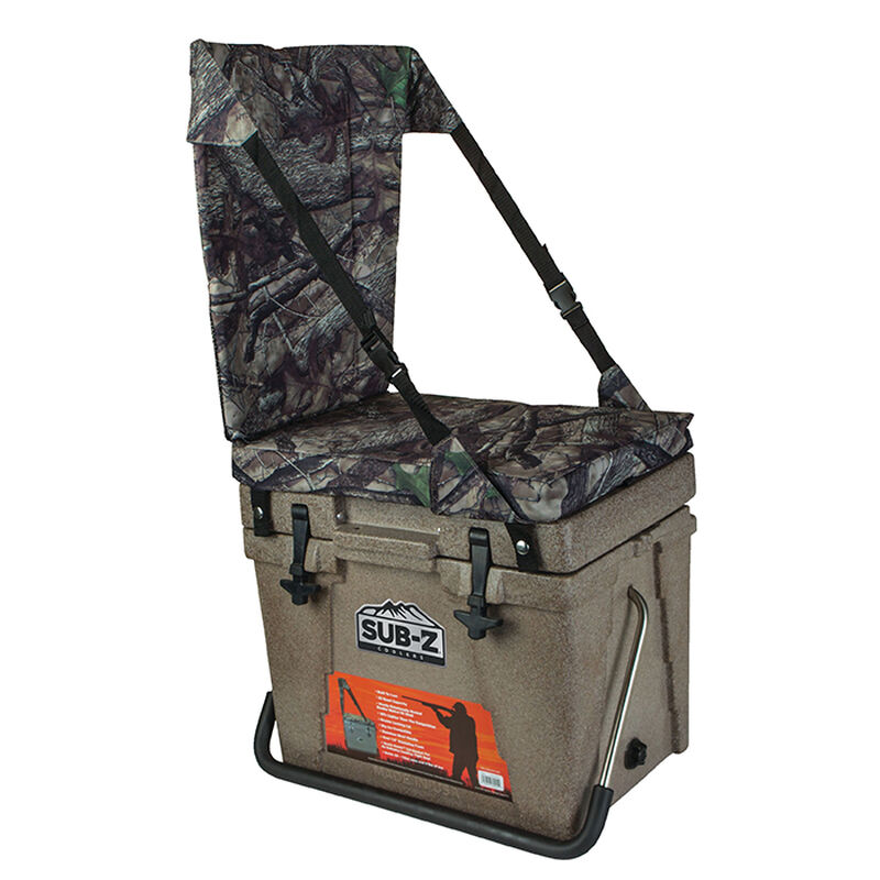 SUB-Z 23-Quart Cooler With High-Back Padded Seat image number 1