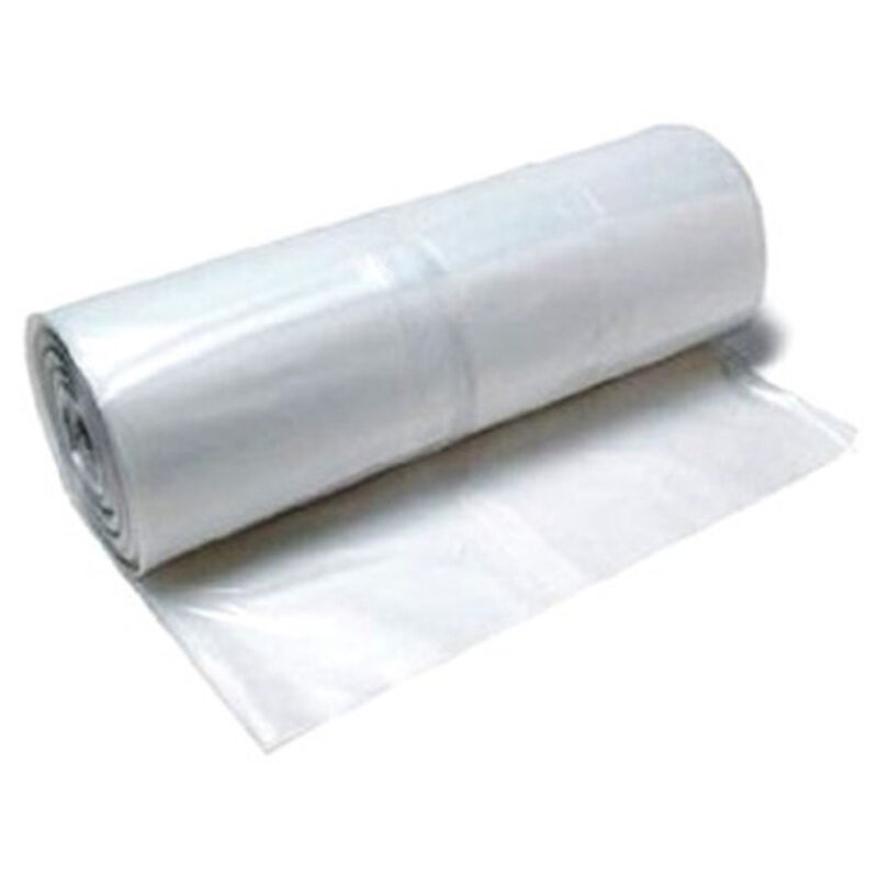 Poly-America 4mL Clear Plastic Sheeting, 32' x 100' image number 1