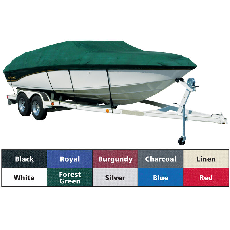 Exact Fit Sharkskin Boat Cover For Bayliner Deck Boat 219 W/Ext Platform image number 1