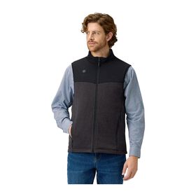 ORORO Augusta Men's Heated Sweater Fleece Vest w/ Battery