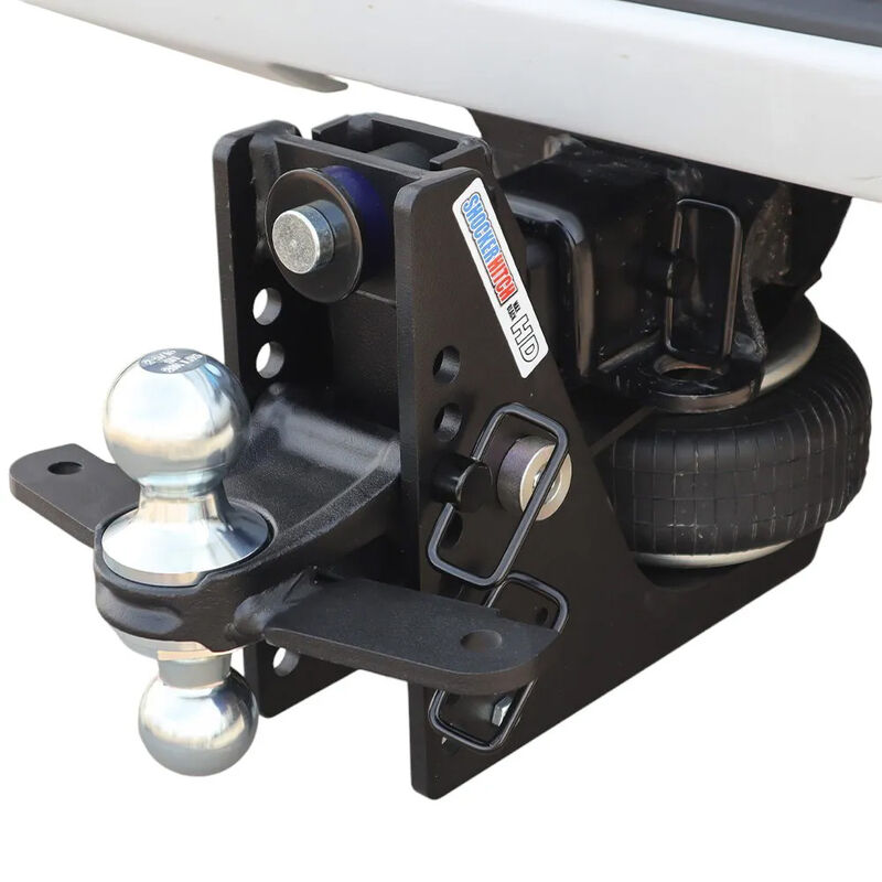 Shocker Hitch HD Max Sway Control Air Ride Receiver Hitch, Fits 2-1/2" Hitch, Combo 2" and 2-5/16" Chrome Balls