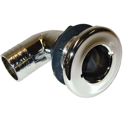 T-H Marine Chrome-Plated 90&deg; Thru-Hull, 1-1/2"