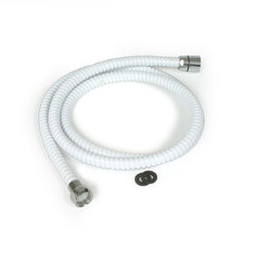 Camco 60" Shower Head Hose, White