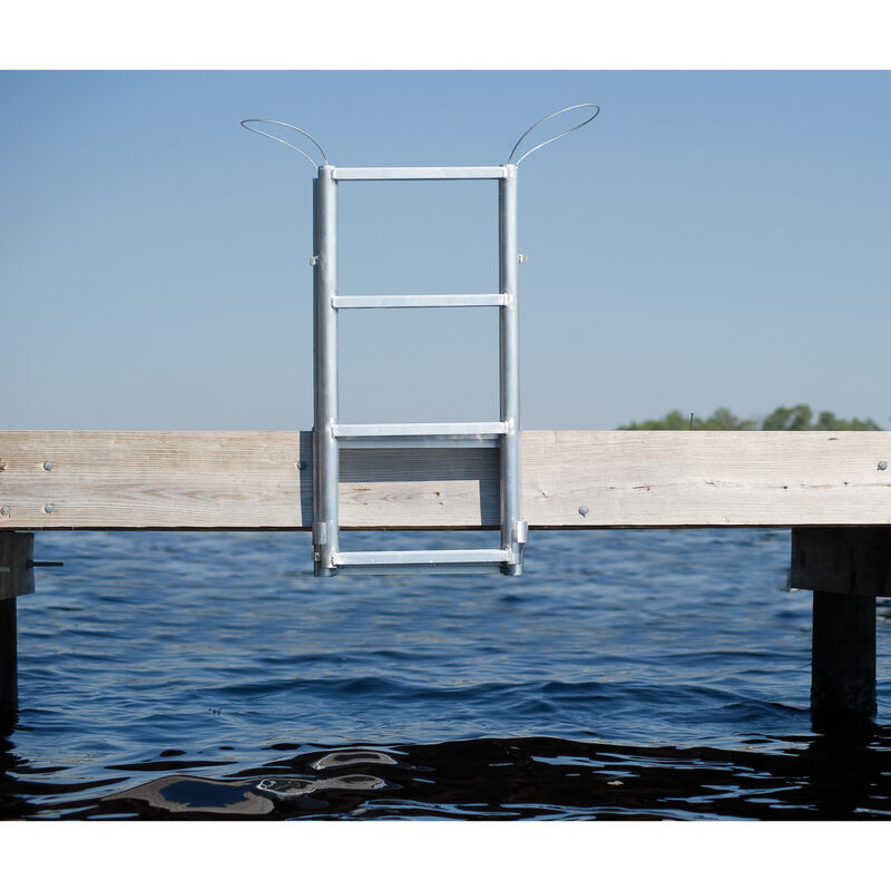International Dock Wide-Step Dock Lift Ladder, 4-Step image number 6