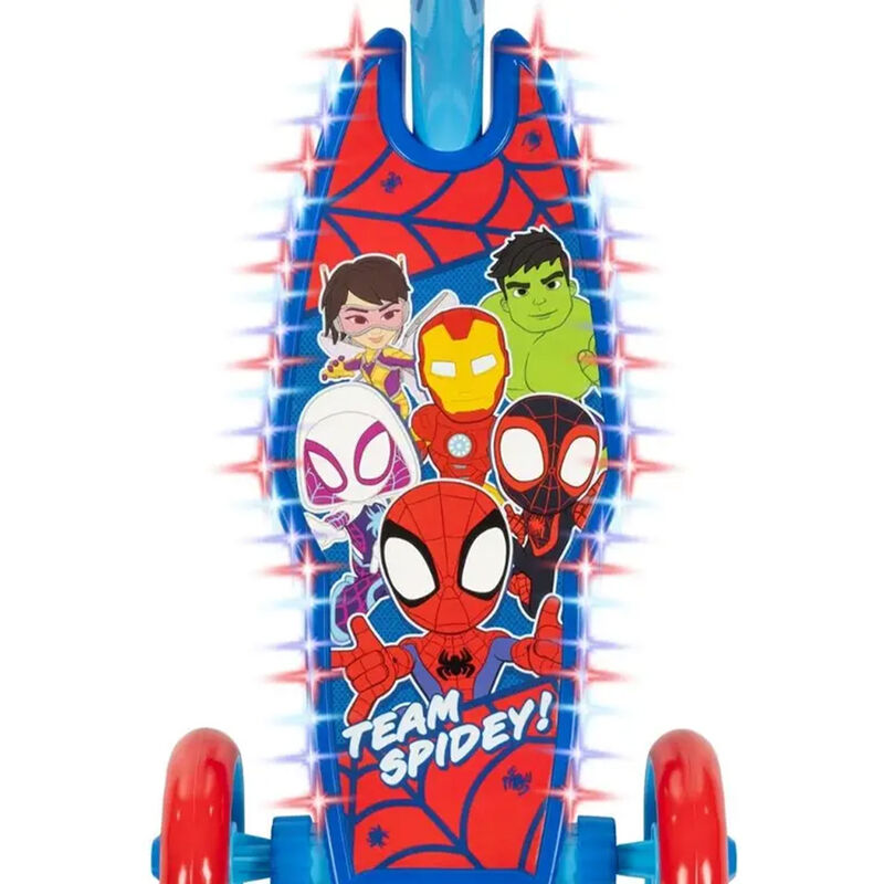 Disney Spidey & His Amazing Friends Light Up 3-Wheel Scooter image number 6