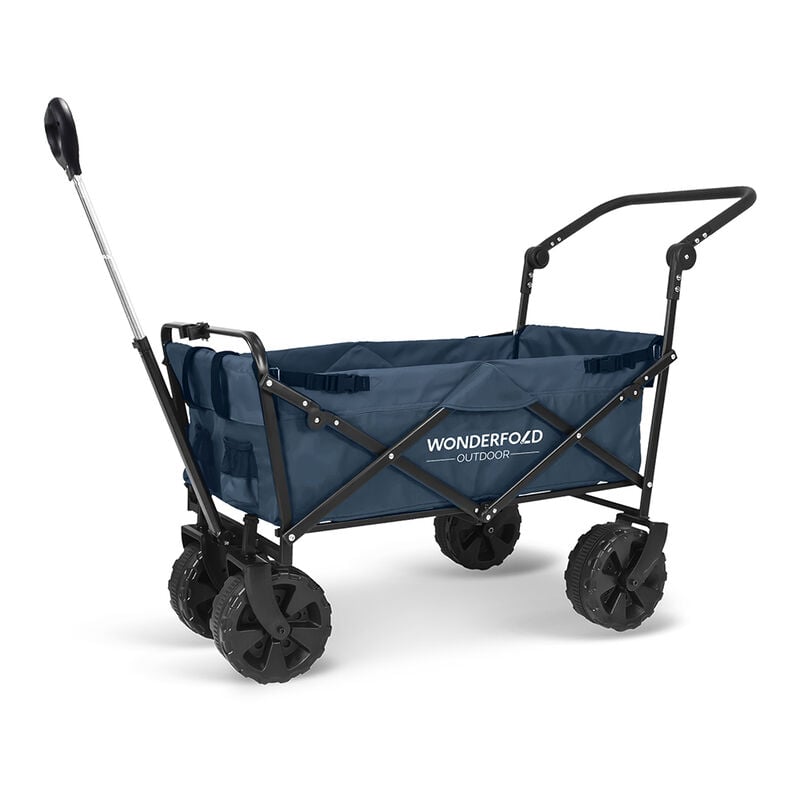 Wonderfold Outdoor S2 Push and Pull Utility Folding Wagon with Wide Beach Tires image number 9