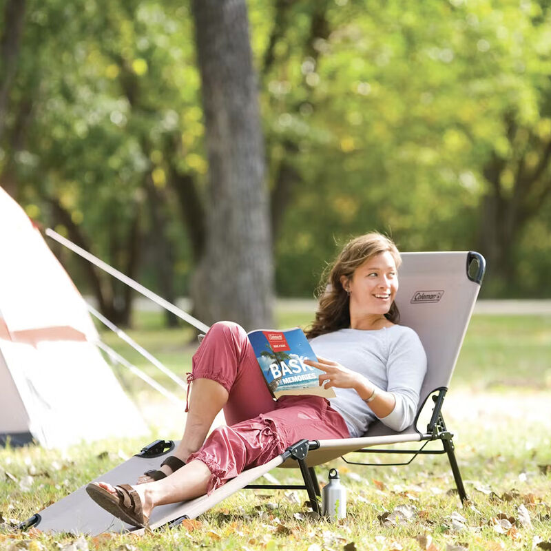 Coleman Convertible Cot and Lounge Chair - Beige image number 2