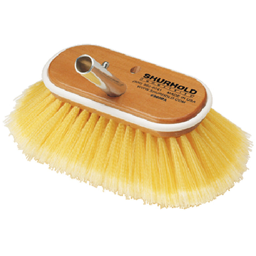 Shurhold Classic 6" Deck Brush With Medium Polystyrene Bristles Overton's