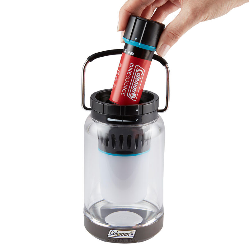 Coleman OneSource 600 Lumens LED Lantern & Rechargeable Lithium-Ion Battery image number 2