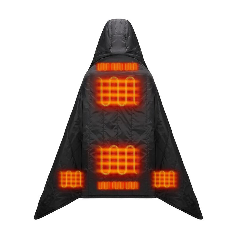 ORORO Heated Dual Control Poncho Blanket with 8 Heating Zones image number 11