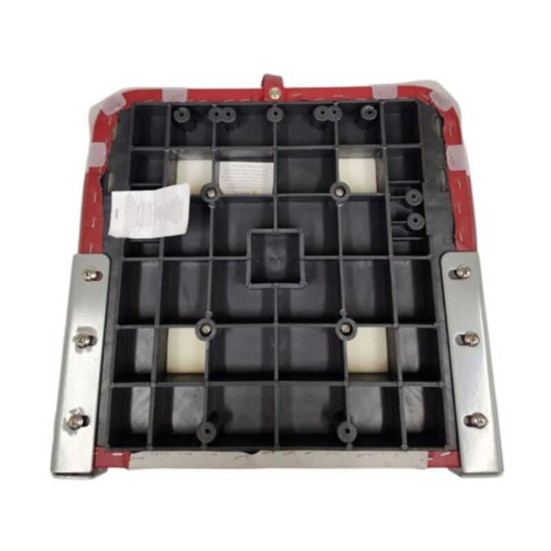 Horizon Manufacturing 22.5" Boat Seat High Back Fold Down -  Gray/Red image number 3