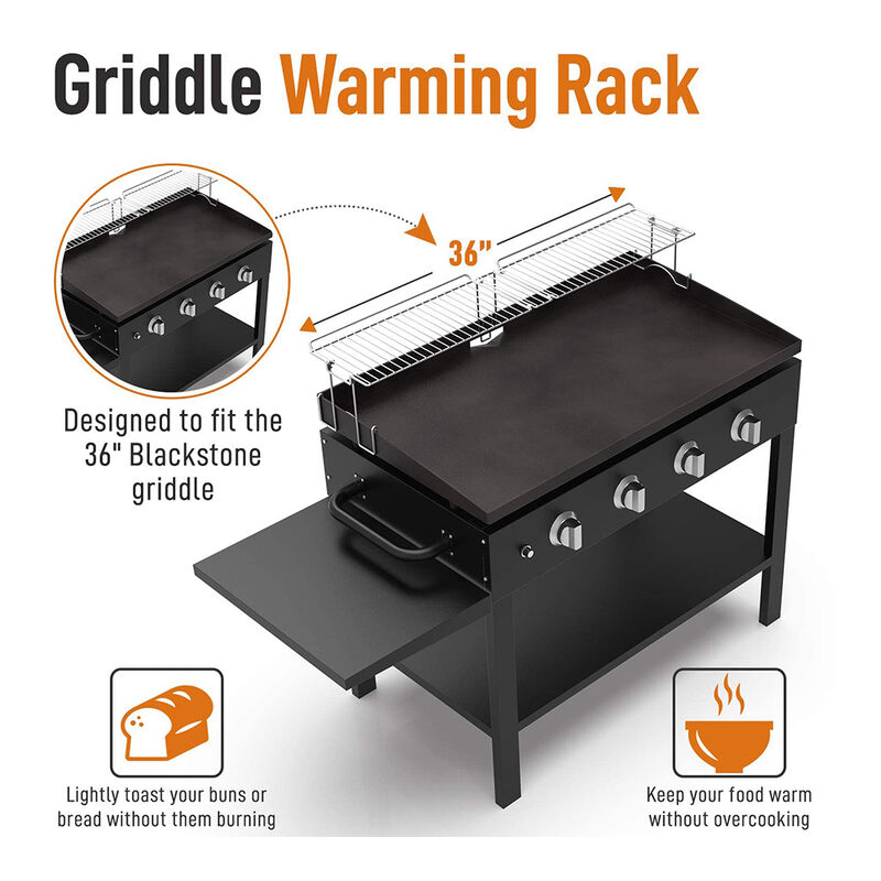 Yukon Glory 36" Griddle Warming Rack image number 3
