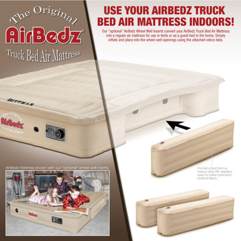 Pittman Outdoors AirBedz Full Size Truck Bed Air Mattress with Built-In Air Pump, Tan image number 4