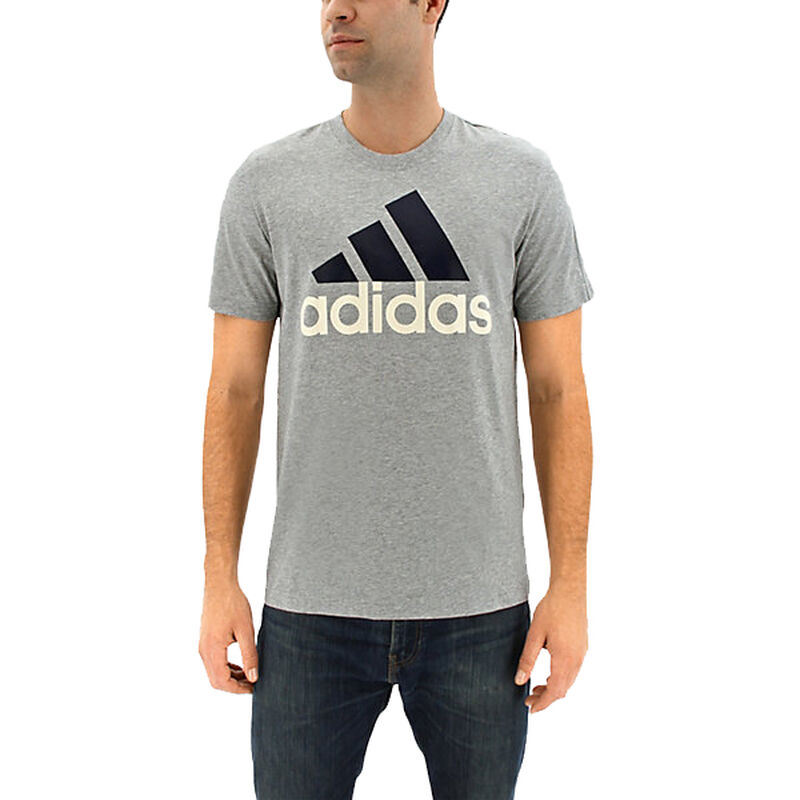 Adidas Men's Essential Linear Short-Sleeve Tee image number 2