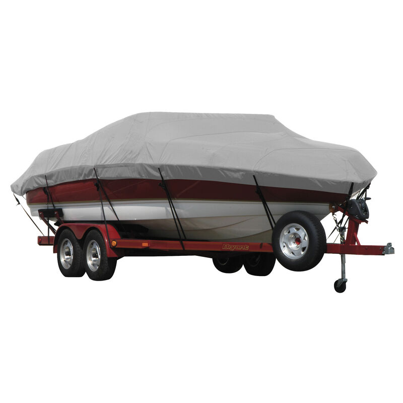 Exact Fit Covermate Sunbrella Boat Cover for Carolina Skiff Sea Chaser 200 Sea Chaser 200 Flats Series Back Rest Removed O/B image number 6