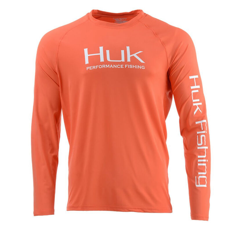 HUK Men’s Pursuit Vented Long-Sleeve Tee image number 7