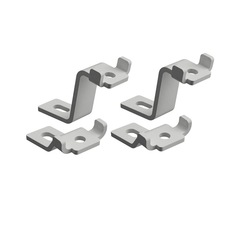 Zamp Solar Obsidian Series 180-Watt Long Solar Panel Kit with Airstream Curved Roof Feet image number 2