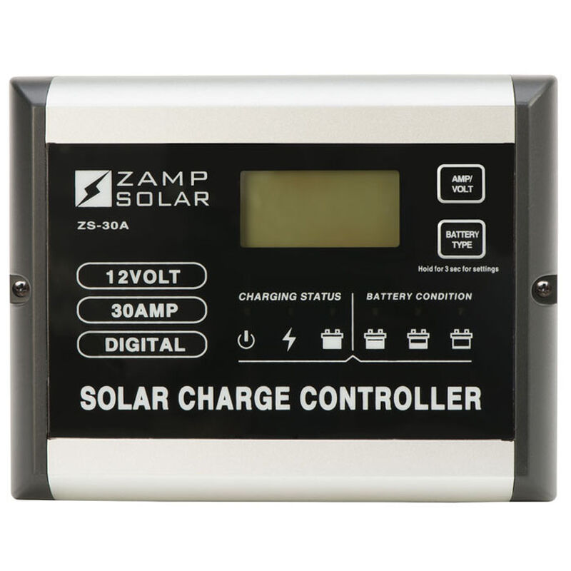 Zamp Solar 30-Amp 5-Stage PWM Charge Controller image number 1