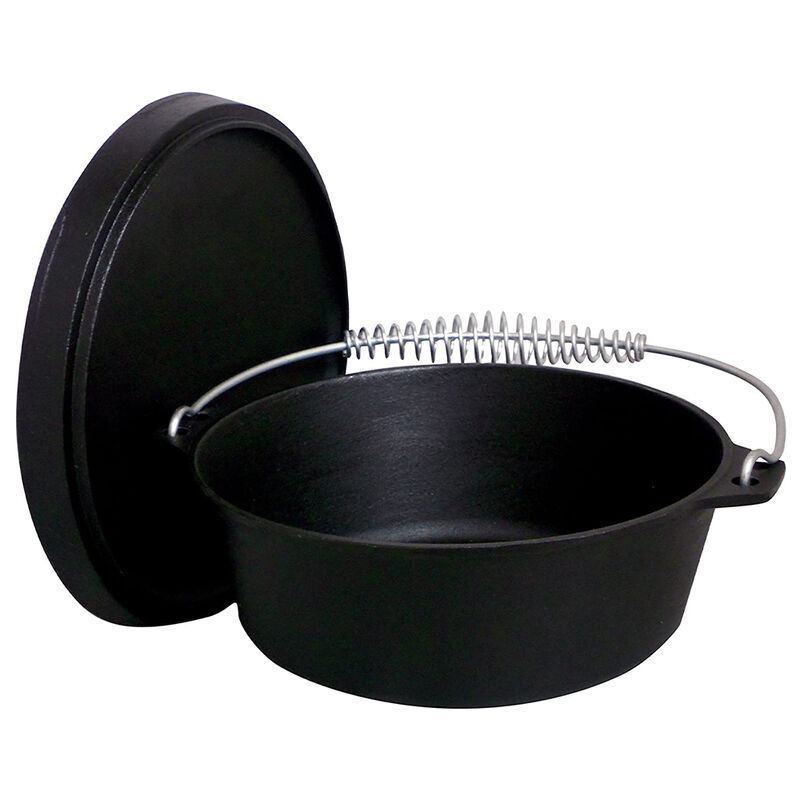 King Kooker 16-Quart Pre-Seasoned Cast Iron Dutch Oven image number 1
