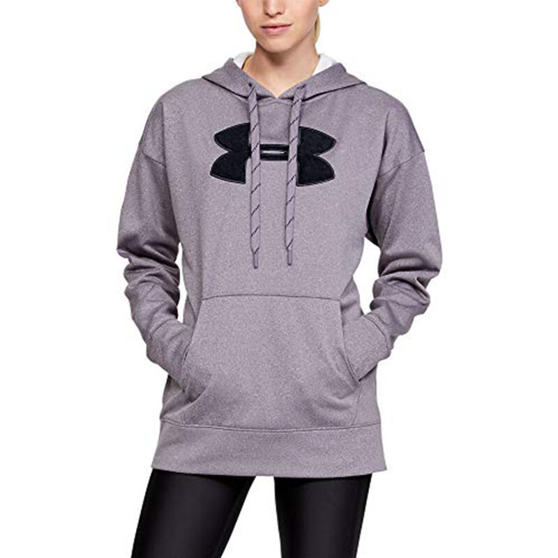  Under Armour Women's Armour Fleece Chenille Logo Hoodie image number 1