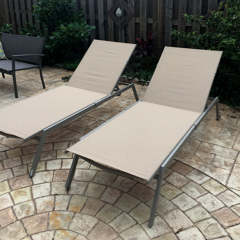 Ostrich Princeton Outdoor Chaise Lounge 2-Pack image number 19