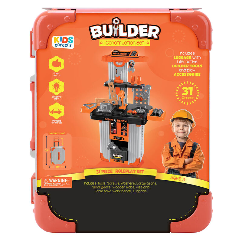 Kids Careers Builder & Construction Tool Set