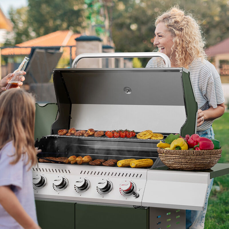 Royal Gourmet GA6402L 6-Burner BBQ Propane Gas Grill with Sear Burner and Side Burner image number 16