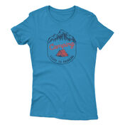 Points North Women’s Camping Leads To Drinking Short-Sleeve Tee