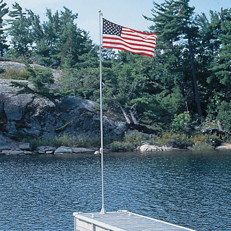 Dock Edge Flexi-Flag 21' Flag Pole With American Flag image number 1