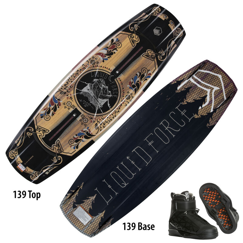 Liquid Force Dose Shane Wakeboard With Flex 4D Bindings image number 1