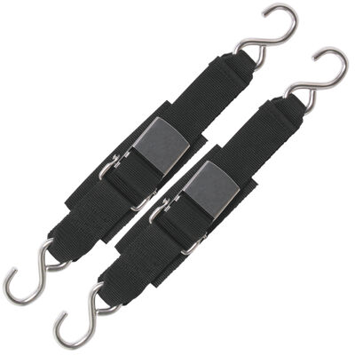 Stainless Steel Kwik-Lok 2" x 2' Transom Tie-Downs, pair