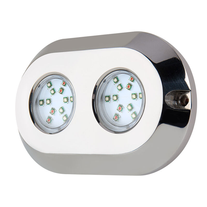 Marine Sport HydroBLAST 2-POD Underwater 120W LED Lighting System, RGB Multi-Color image number 2