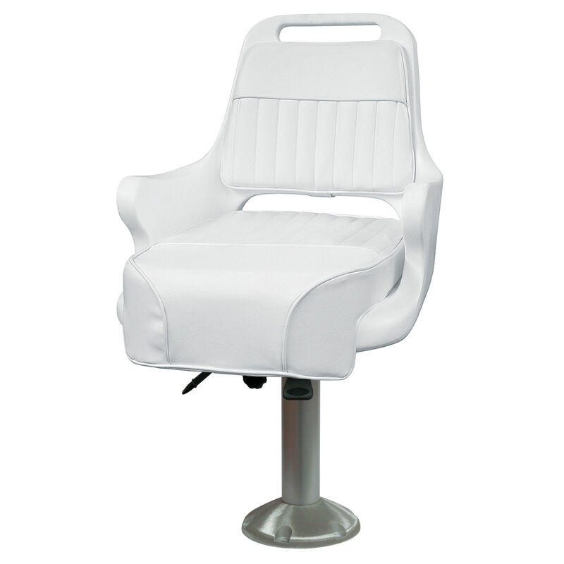 Wise Ladder Back Pilot Chair w/15" Fixed Pedestal and Seat Slide image number 1
