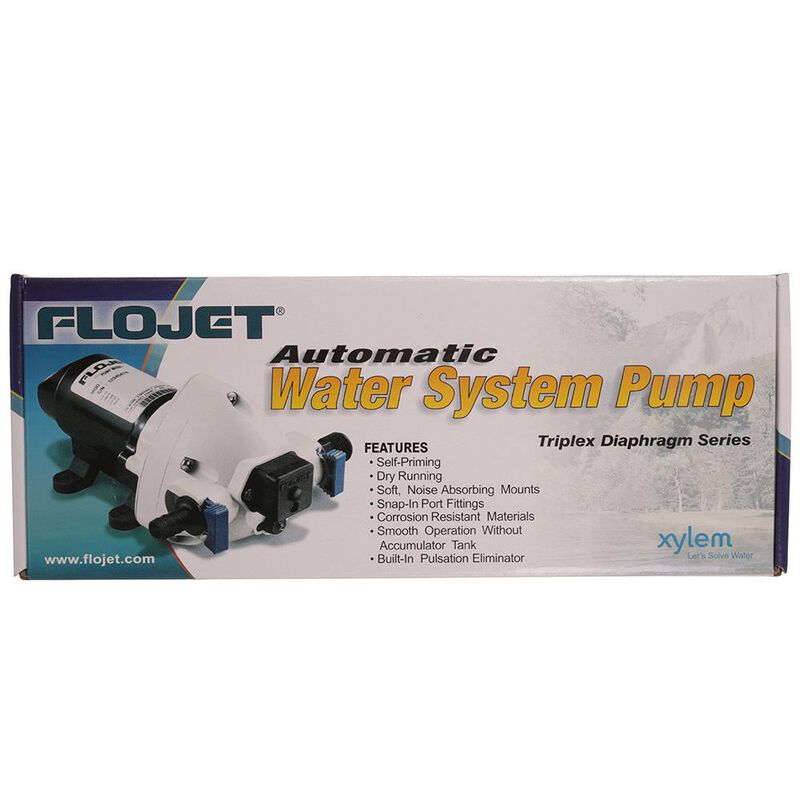 Flojet Triplex Automatic RV Water Pump, 2.9 GPM image number 2