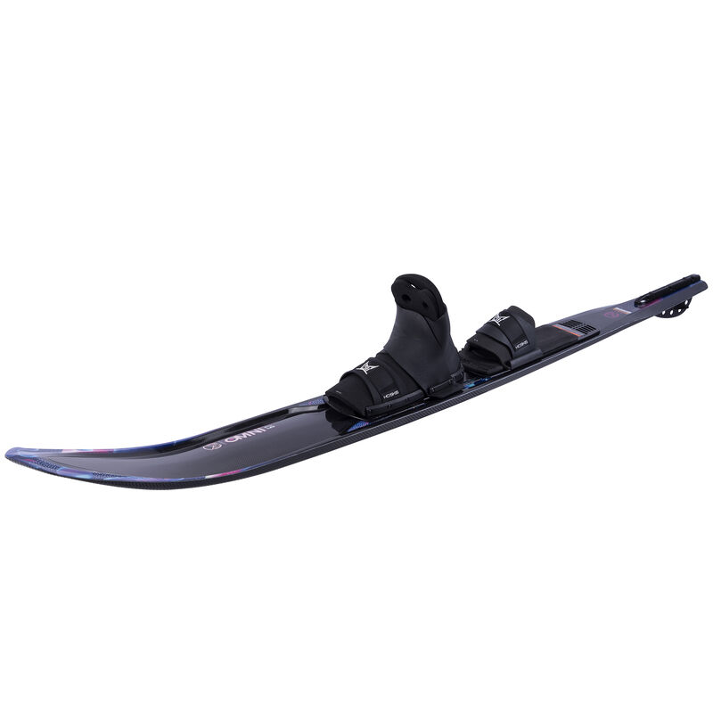 HO Women's Carbon Omni Slalom Waterski With Animal Binding And Rear Toe Plate - 67 - 6-7 image number 1