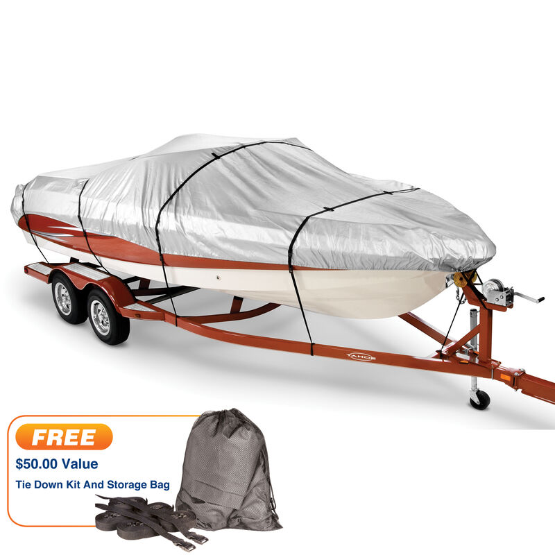 Covermate HD 600 Trailerable Cover for 20'-22' V-Hull Boat image number 1