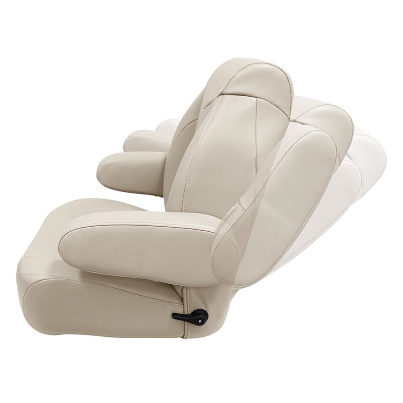 Wise High-Back Pontoon Reclining Helm Seat with Flip-Up Arm Rests image number 8