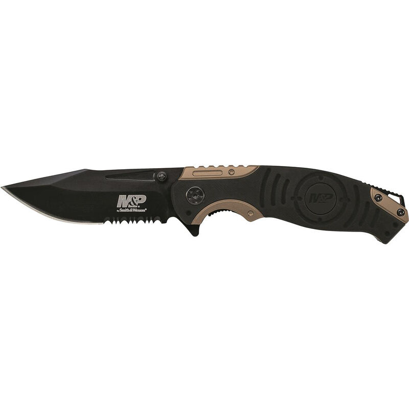 Smith & Wesson Military & Police Liner Lock Folding Knife image number 1