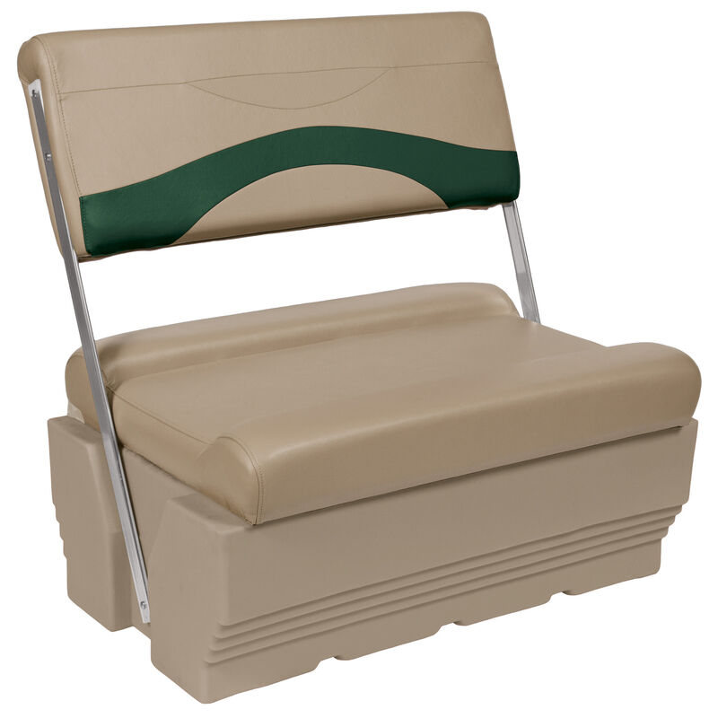 Flip-Flop Seat and Back Rest - TOP ONLY - Mocha/Green image number 5
