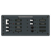 Blue Sea 230V AC Main + 6 Position Circuit Breaker Panel, Model 8512