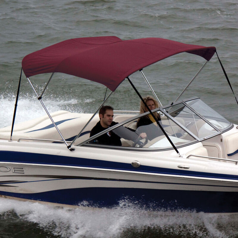 Shademate Bimini Top Sunbrella Fabric and Boot Only, 3-Bow 5'L, 32"H, 79"-84"W image number 4