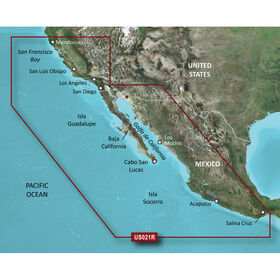 Garmin BlueChart g2 HD Cartography, California - Mexico
