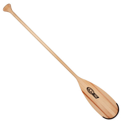 Crooked Creek Pro Wooden Paddle with Beaver Tail, 5.0'