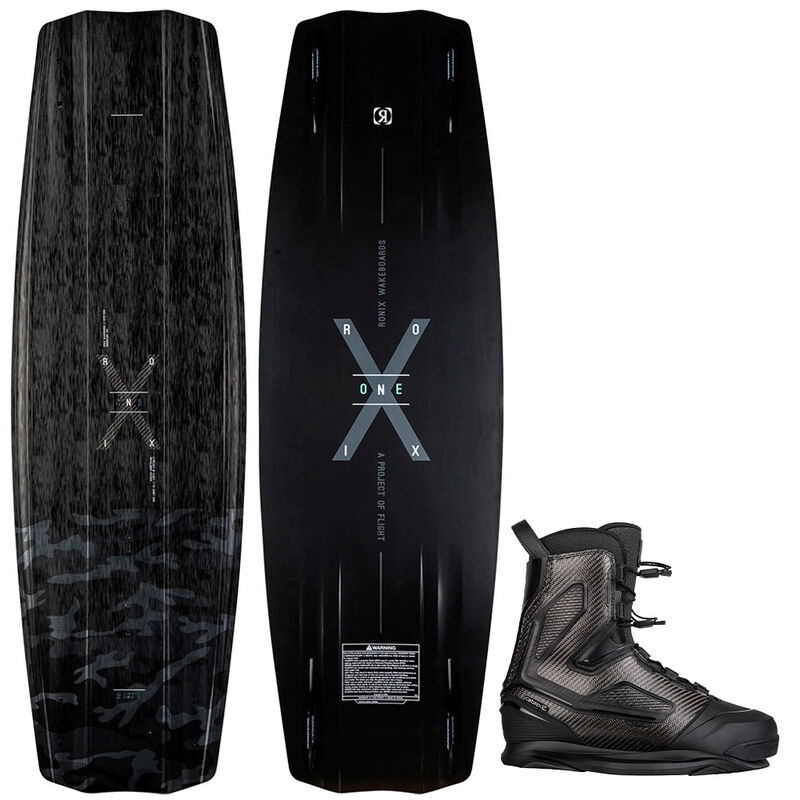 Ronix Factory Blemish One Timebomb Wakeboard with Carbitex Intuition+ Boots image number 1