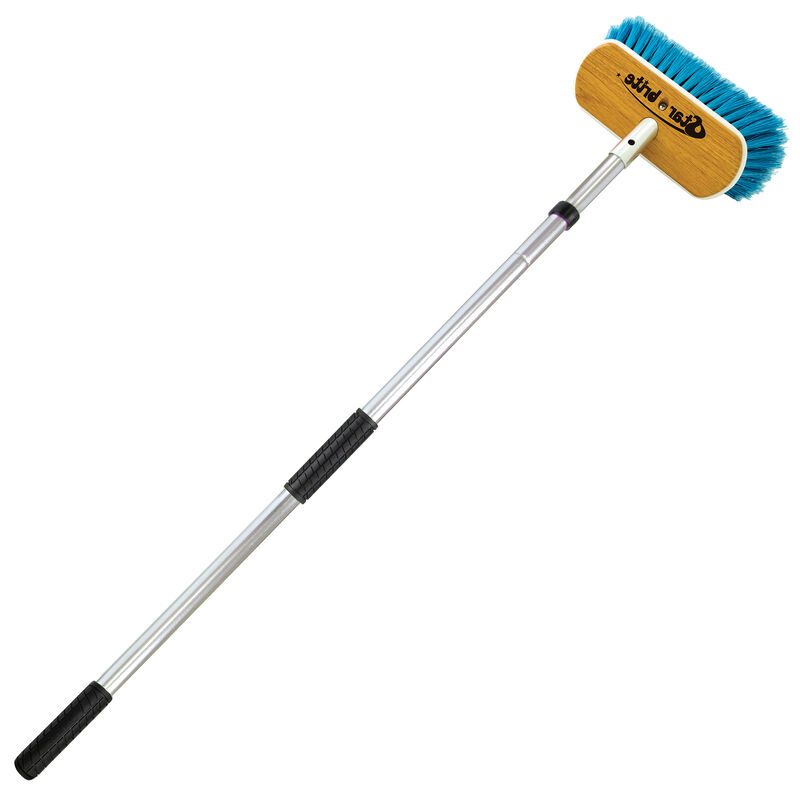 Star brite 8" Synthetic Wood Block Brush with 3' - 6' Extending Handle image number 1