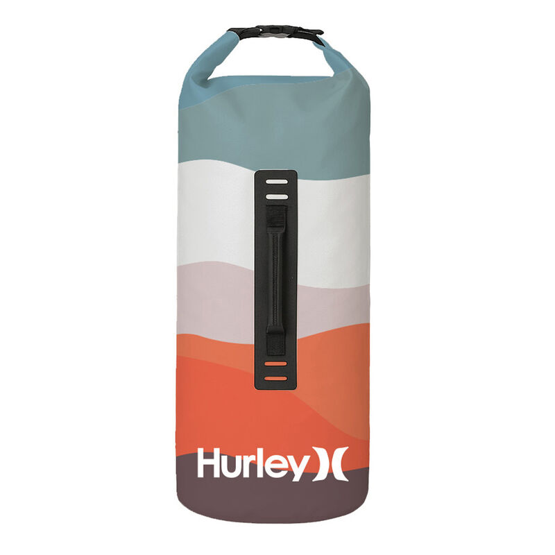 Hurley 28L Waterproof Dry Bag w/ Backstraps - Orange Wave image number 2