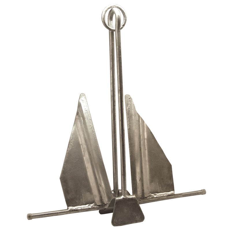Overton's #15 Slip-Ring Galvanized Anchor, 8 lbs. image number 1